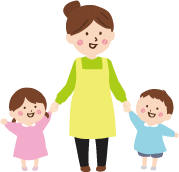 うとみらい保育園イメージイラスト